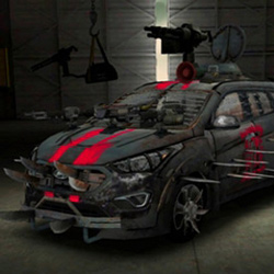 Design of the zombie apocalypse car by Anson Kuo.