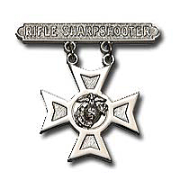 U.S. Marine Rifle Sharpshooter badge