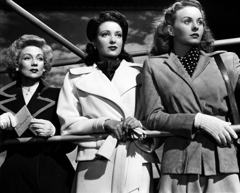 Ann Sothern, Linda Darnell, and Jeanne Crain in A Letter to Three Wives (1949)