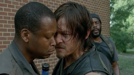Daryl confronts Bob in The Walking Dead Season 4, Episode 4