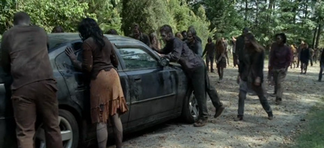 The Walking Dead Season 4, Episode 3 Isolation car scene
