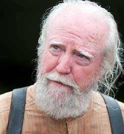 Scott Wilson as Herschel in The Walking Dead 4.08 "Too Far Gone"/ Photo: Gene Page for AMC