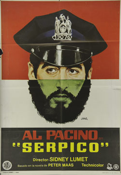 Serpico (1973) Spenish language movie poster