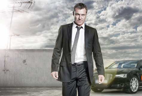 Chris Vance plays Frank Martin, the stylish wrecking ball who drives an Audi in Transporter: The Series, from Luc Besson.