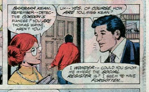 Barbara Kean in Detective Comics #500 / DC Comics