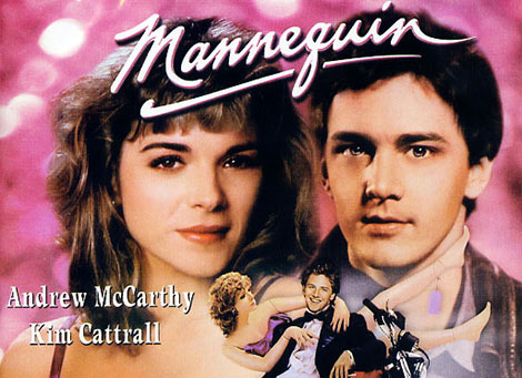 Andrew McCarthy and Kim Cattrall in Mannequin